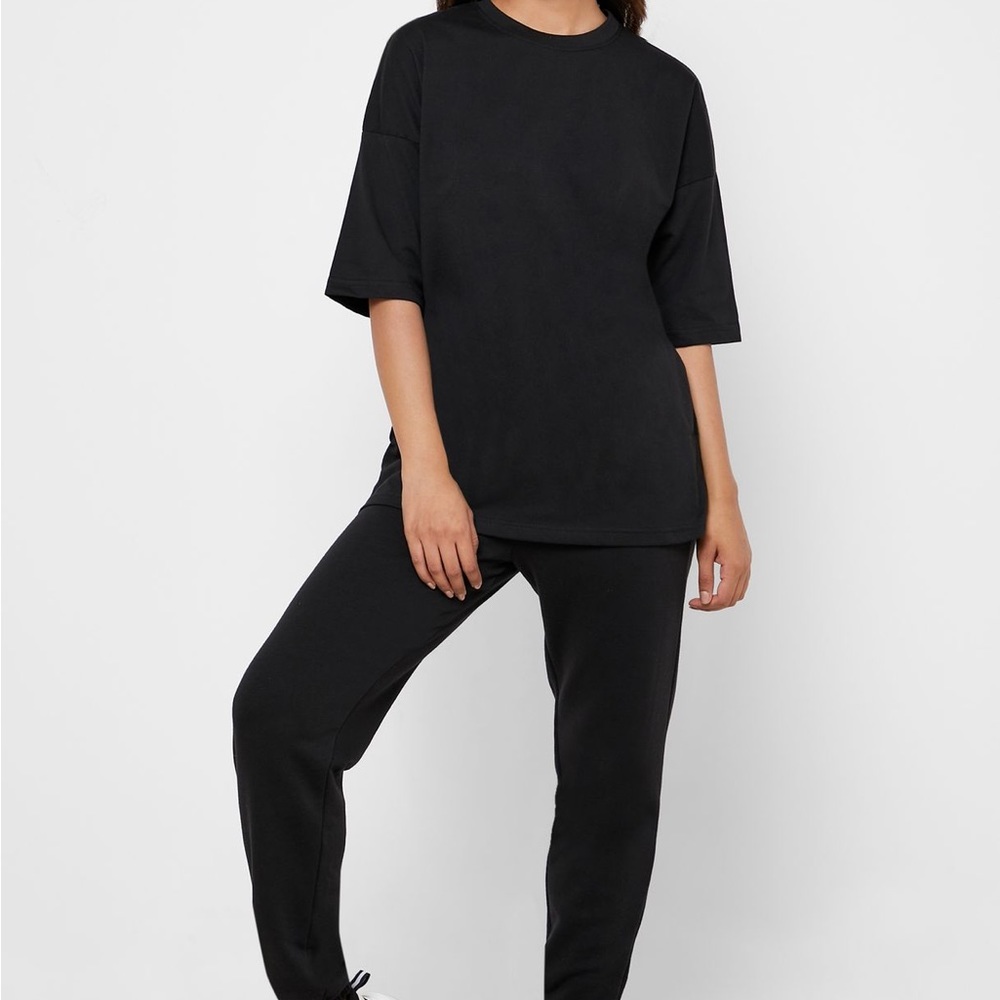 Missguided Black Track Pants & Joggers